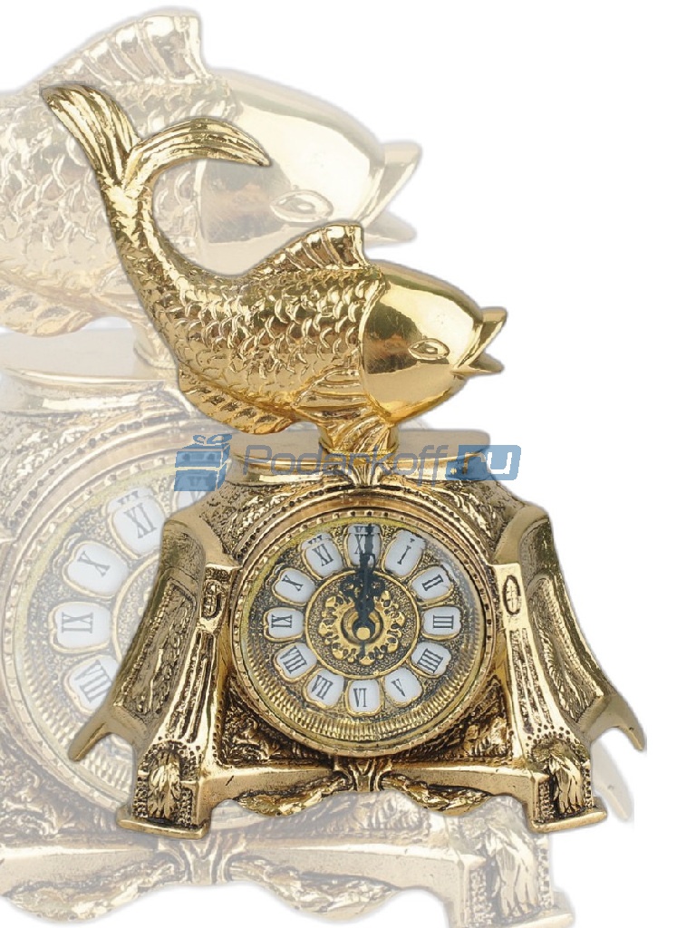 Настольные часы из бронзы Три желания - фото