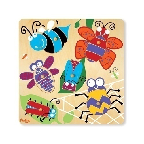 Puzzle bugs shape puzzles