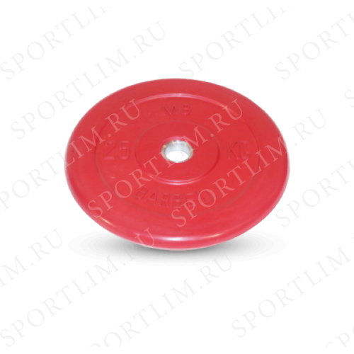 25 кг диск (блин) MB Barbell (красный) 26 мм. 7963688 купить в Москве ...