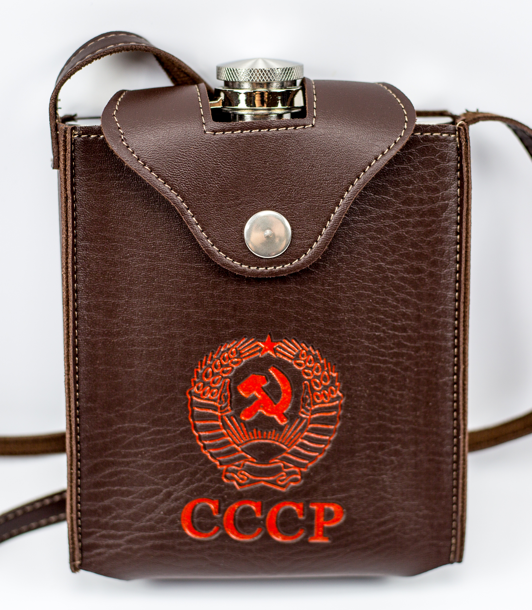 Фляга В Кожаном Чехле Купить
