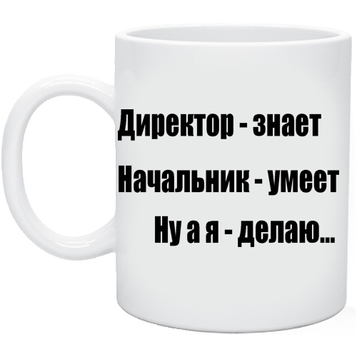 Прикольные надписи директору