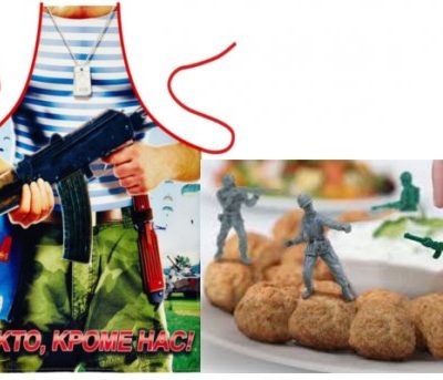 Как украсить праздничный стол для защитников родины
